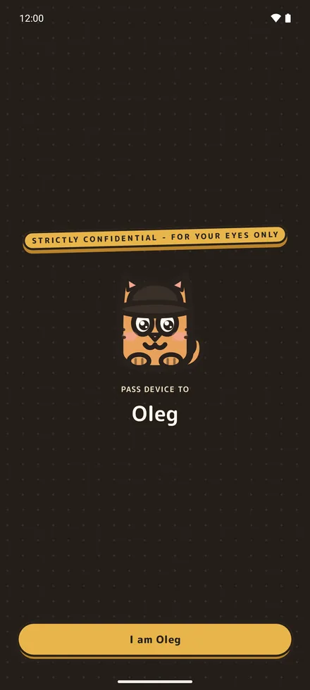 Service Rat pass and play hand-off screen on one shared phone